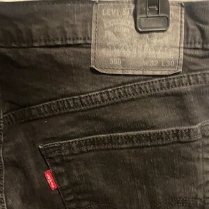 Levi's Men's Dark Gray Relaxed Jeans
